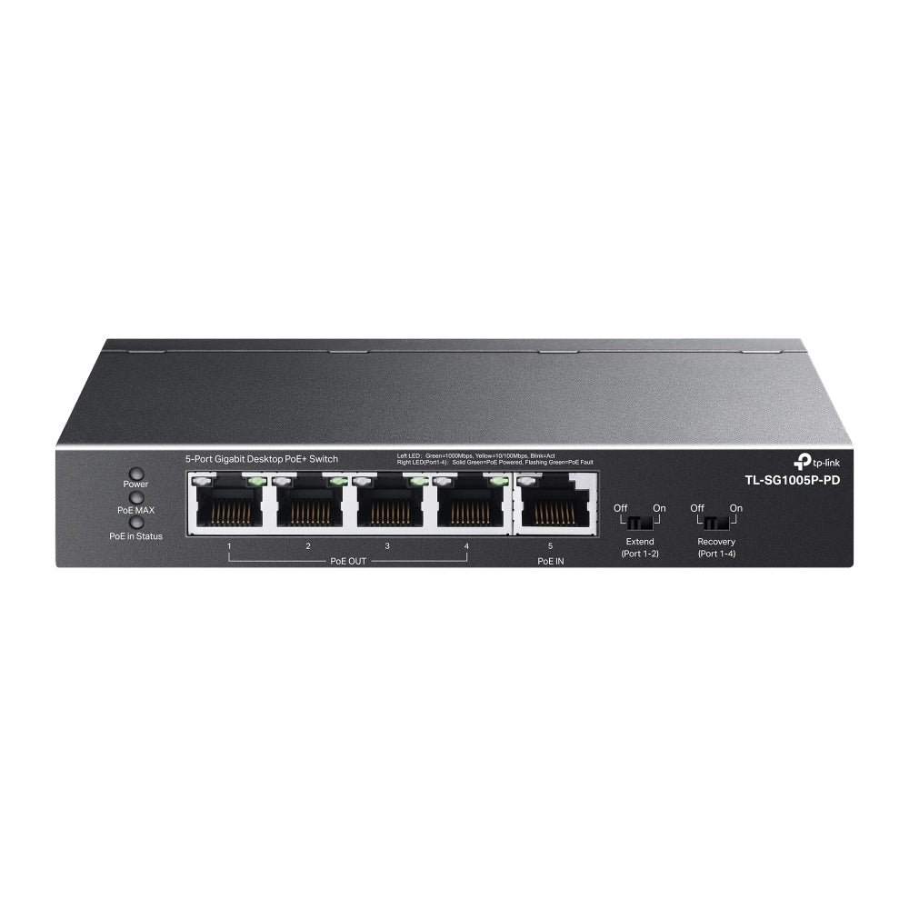 TP-Link TL-SG1005P-PD commutateur réseau Gigabit Ethernet (10/100/1000)