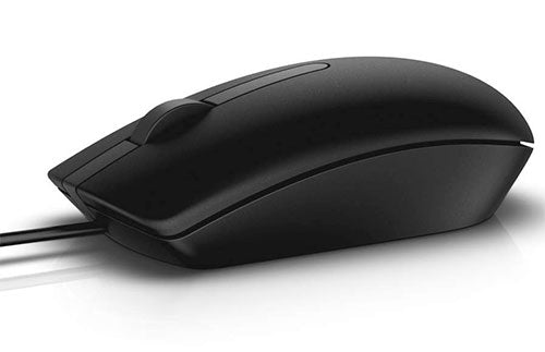 Souris filaire Dell MS116 noire, optique USB, 1000 DPI