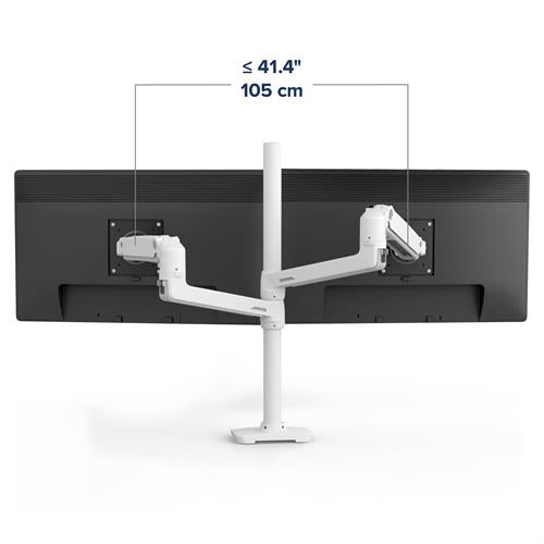 Support de moniteur Ergotron LX ‑ Double écran avec bras articulé
