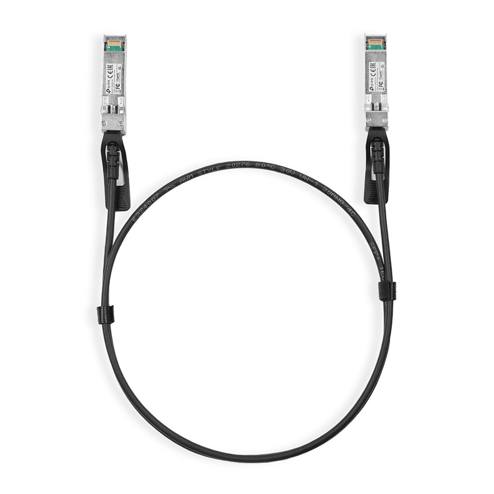 TP-Link Omada TL-SM5220-1M InfiniBand/fibre optic cable SFP+ DAC Noir