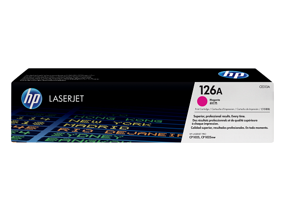 HP 126A toner LaserJet magenta authentique