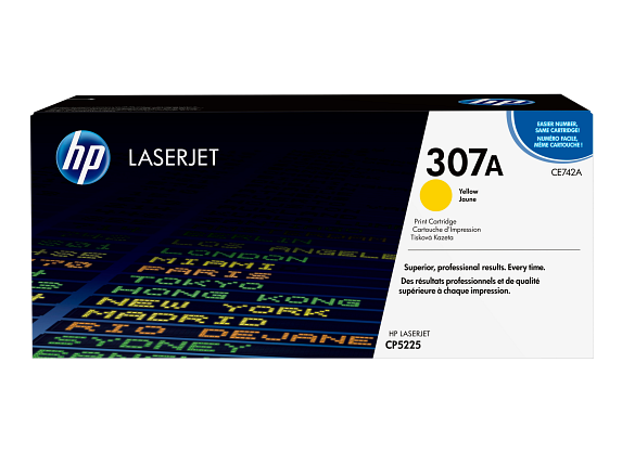 HP 307A toner LaserJet jaune authentique
