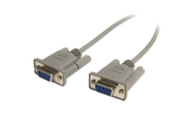 StarTech Null Modem Serial Cable - DB9 F/F Crossover, 25 ft