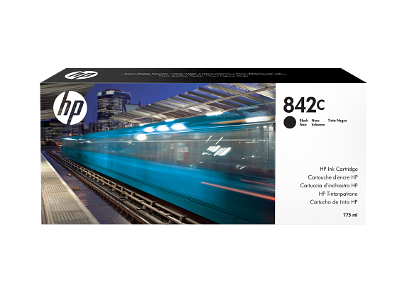 HP 842C cartouche d'encre PageWide XL noir, 775 ml