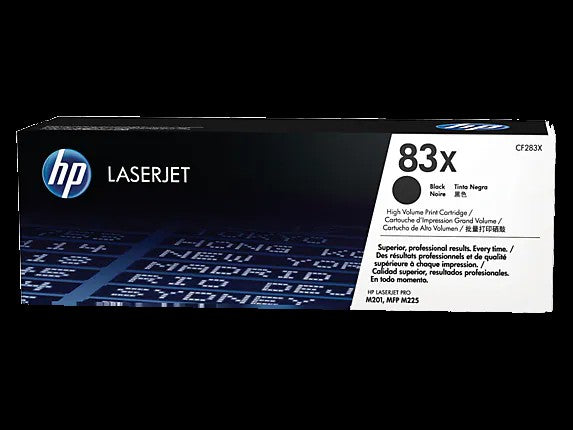 HP 83X toner LaserJet noir authentique grande capacité
