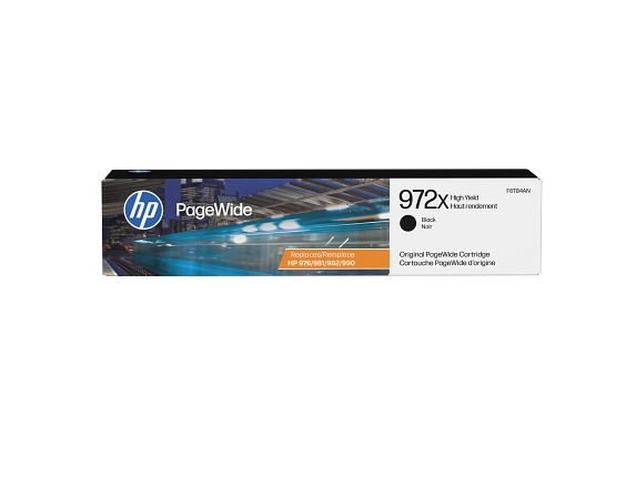 HP 972X cartouche PageWide grande capacité authentique, noir