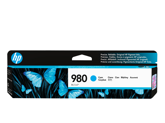HP 980 Cartouche d'encre cyan authentique