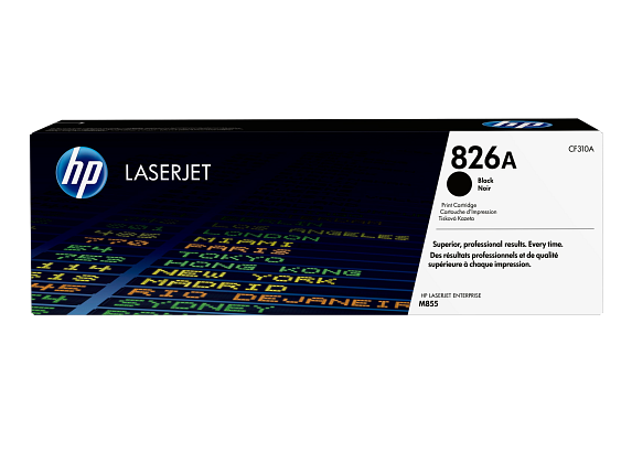 HP Cartouche de toner noir d'origine LaserJet 826A