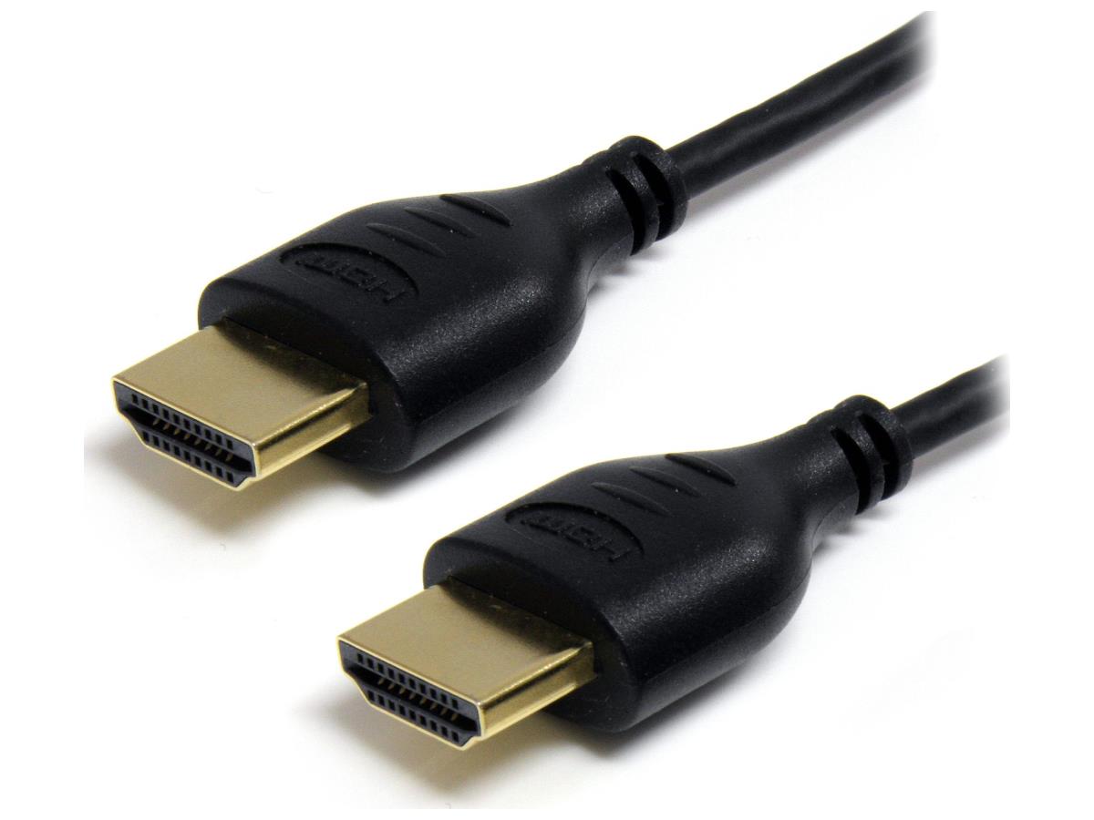 StarTech HDMI Cable - 4K 30Hz with Ethernet, 3 ft, Slim
