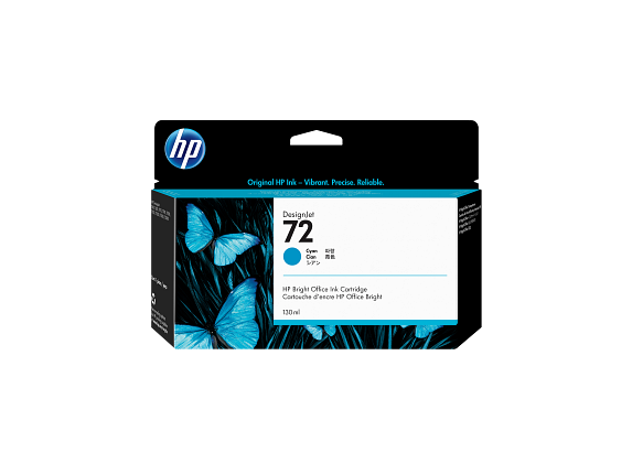 HP 72 cartouche d'encre DesignJet cyan, 130 ml