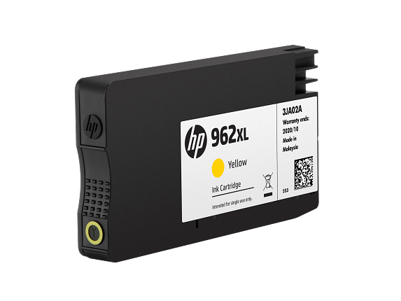 HP 962XL Cartouche d'encre jaune authentique, grande capacité