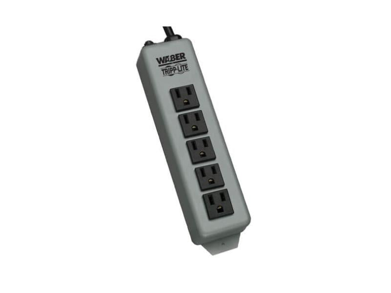 Tripp Lite Power Strip - 5 Outlets, Metal, 15 ft.