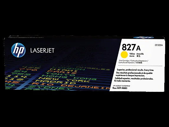 HP 827A toner LaserJet jaune authentique