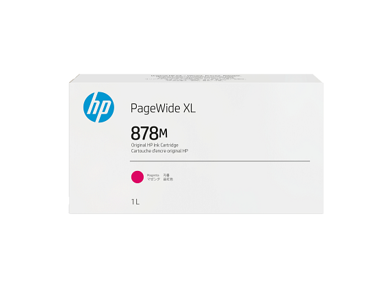 HP 878M Cartouche d’encre PageWide XL, magenta, 1 litre