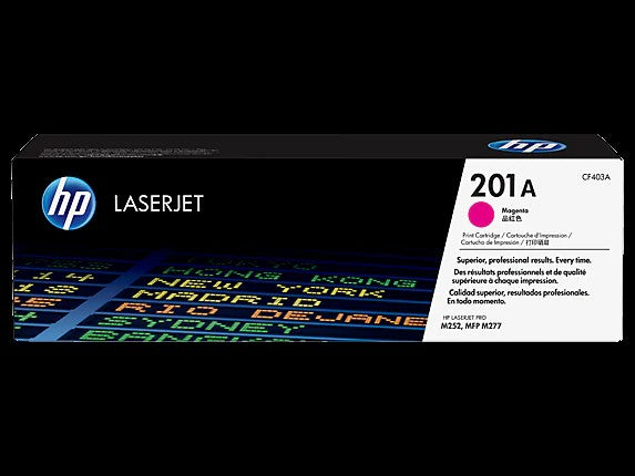HP 201A toner LaserJet Magenta authentique