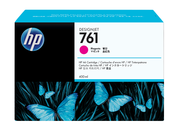 HP 761 cartouche d'encre DesignJet magenta, 400 ml