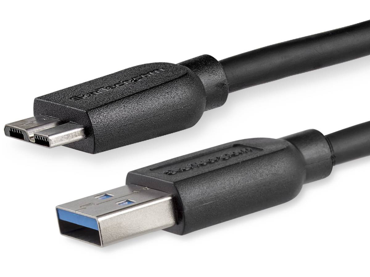 StarTech USB Cable - USB 3.0 A to Micro B, 2m
