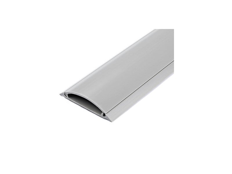 Goulotte de sol StarTech ‑ 6 pi, largeur 2 po, gris, protection câbles