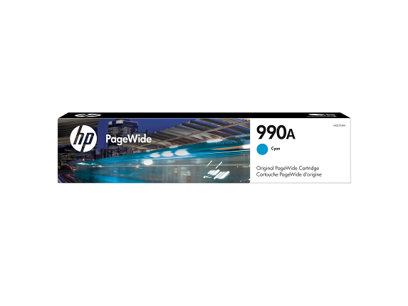 HP Cartouche d’encre cyan PageWide 990A authentique
