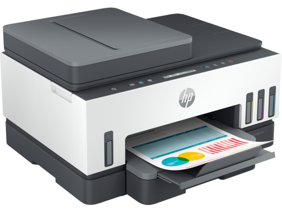 HP Smart Tank 7301 Sans fil All-in-One Couleur Imprimante, Impression recto-verso; Copieur, Scanner