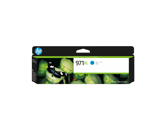 HP 971XL cartouche d'encre cyan grande capacité authentique