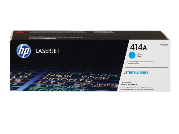 HP 414A Toner cyan LaserJet authentique