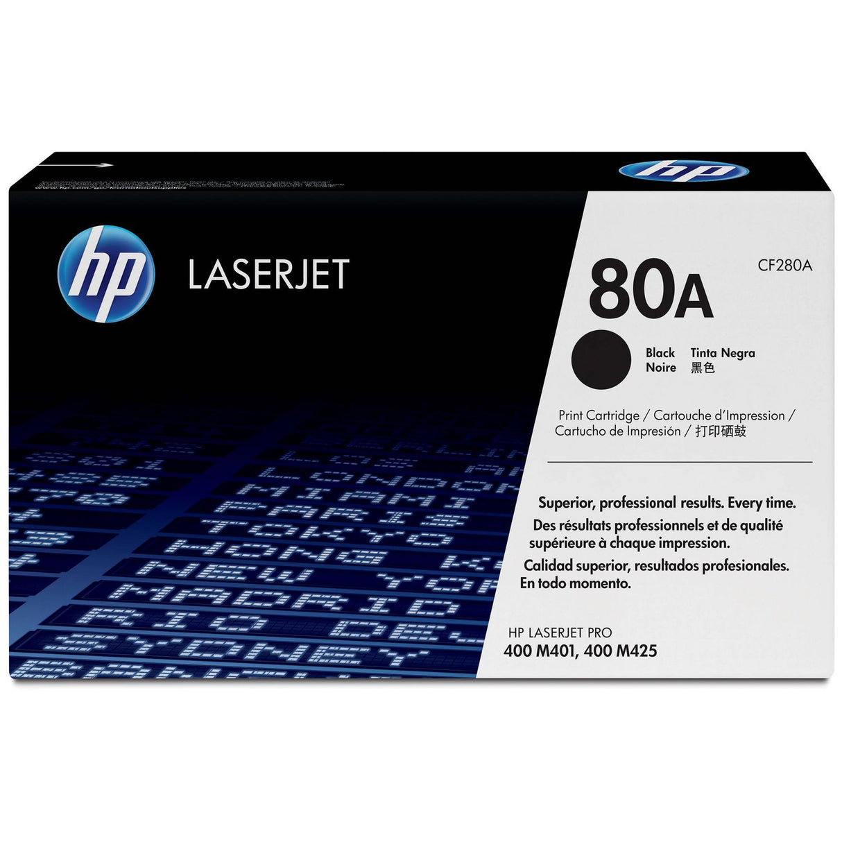 HP 80A toner LaserJet noir authentique