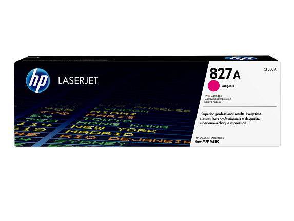 HP 827A toner LaserJet magenta authentique