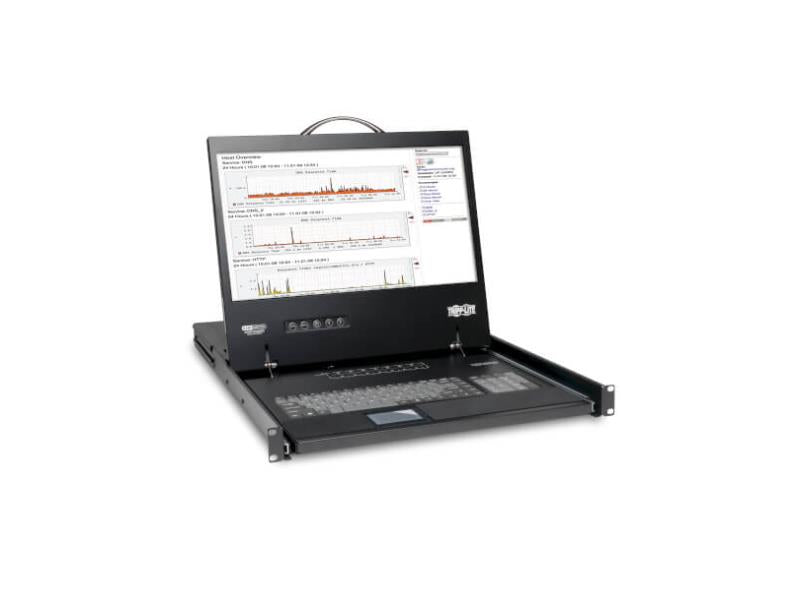 Tripp Lite KVM Switch - 8-Port, 1U, 19 in. LCD, TAA