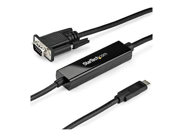 StarTech USB-C to VGA Cable - 1080p 60Hz, 1m