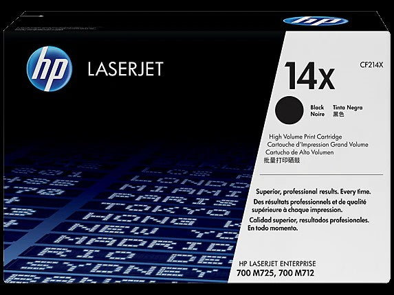 HP 14X cartouche authentique de toner LaserJet noir grande capacité