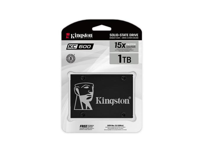 Kingston KC600 SSD - 1TB SATA3 2.5"