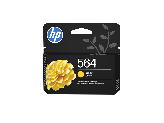 HP 564 cartouche d'encre jaune authentique