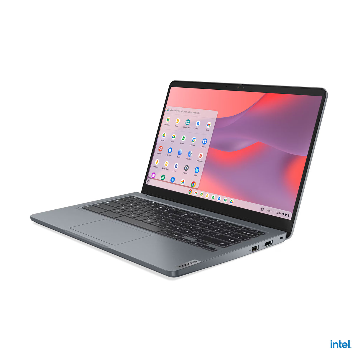 Chromebook Lenovo 14e G3 - Intel N200 8 Go eMMC 128 Go avec clavier EN