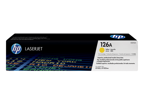 HP 126A toner LaserJet jaune authentique