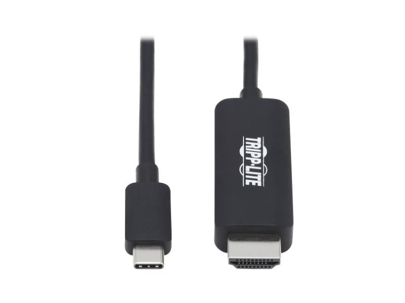 Câble USB-C Tripp Lite ‑ vers HDMI 4K 4:4:4, Thunderbolt 3, 3 pi, noir
