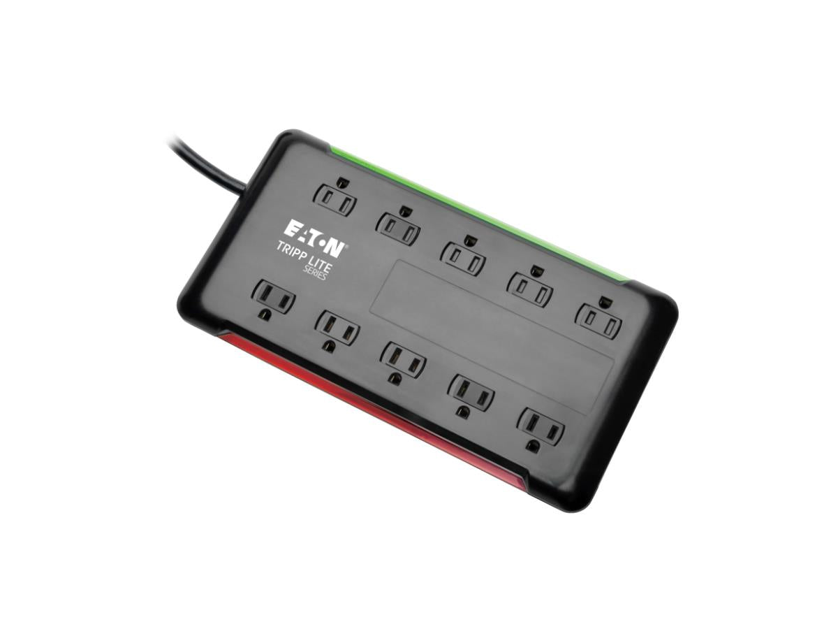Parasurtenseur Tripp Lite ‑ 10 prises, 6 pi, disjoncteur, noir
