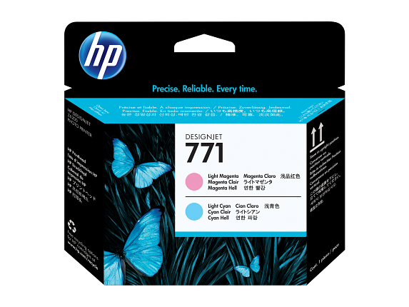 HP 771 tête d'impression DesignJet magenta clair/cyan clair