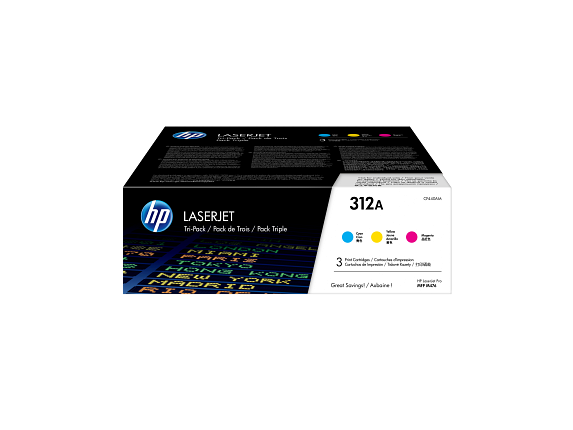 HP Cartouche 312A toner Cyan Tri-Pack
