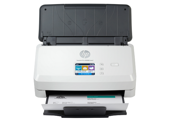 HP ScanJet Pro N4000 snw1 Alimentation feuille à feuille de scanner 600 x 600 DPI A4 Noir, Blanc