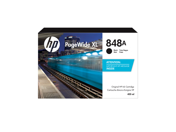 HP 848A cartouche d'encre PageWide XL noir, 400 ml