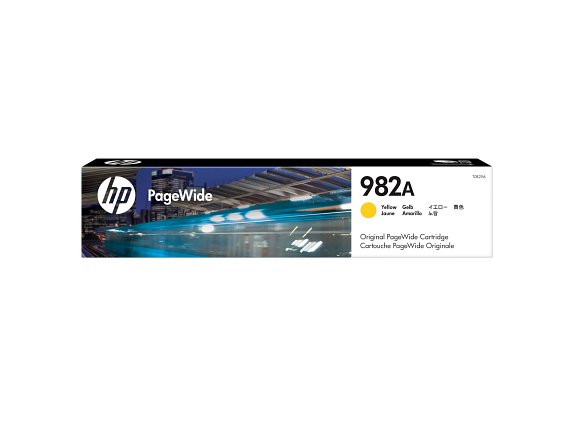 HP Cartouche d’encre jaune PageWide 982A authentique