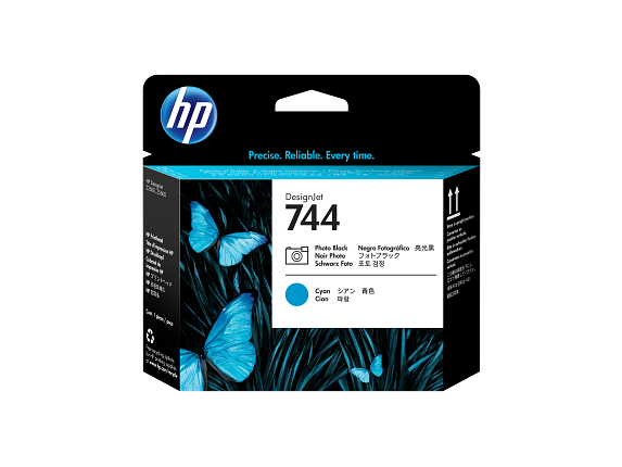 HP Tête d'impression DesignJet 744 photo mat/cyan