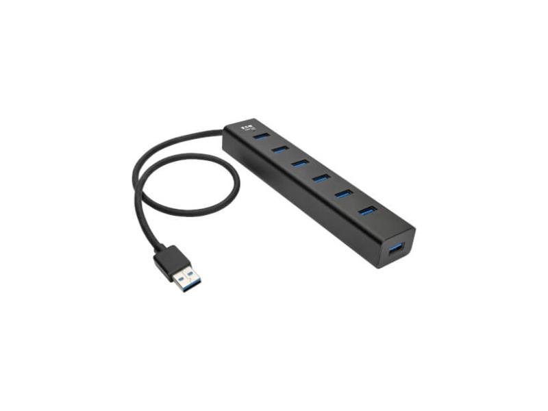 Hub USB Tripp Lite ‑ 7 ports, USB 3.0, 5 Gbit/s, portable, aluminium