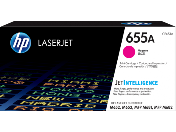 HP 655A Toner LaserJet magenta authentique
