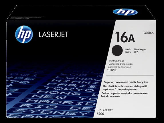 HP 16A toner LaserJet noir authentique