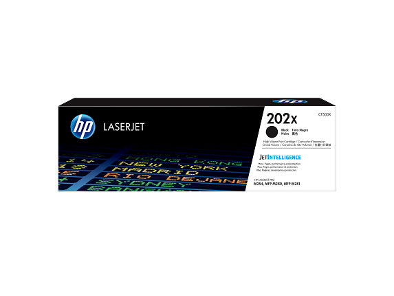 HP Cartouche de toner LaserJet noir grande capacité authentique 202X Original