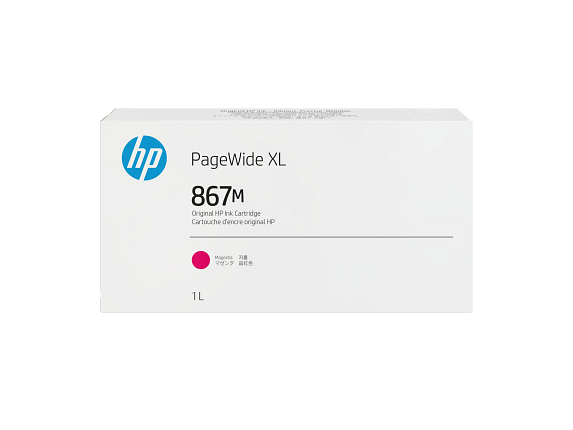 HP Cartouche d’encre 867M PageWide XL, magenta, 1 litre