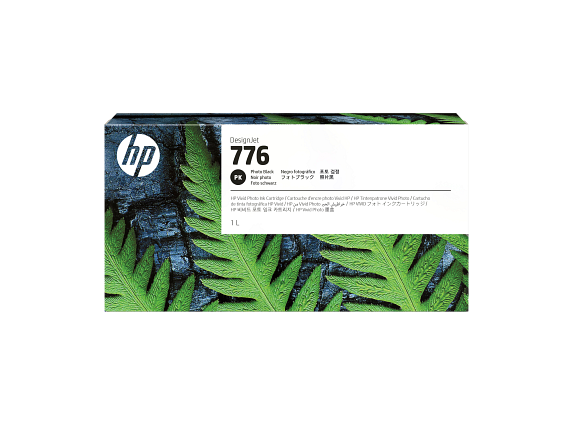 HP 776 Cartouche d’encre noire photo - 1 litre