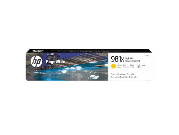 HP 981X cartouche PageWide Jaune grande capacité authentique